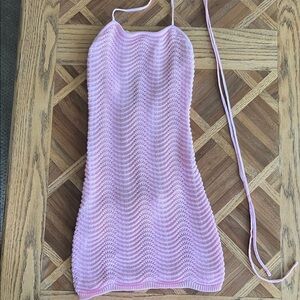 Lucy in the Sky Pink Knit Dress